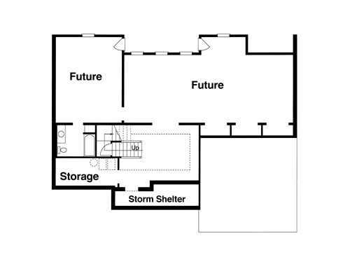 Lower Level image of ORTEGA House Plan